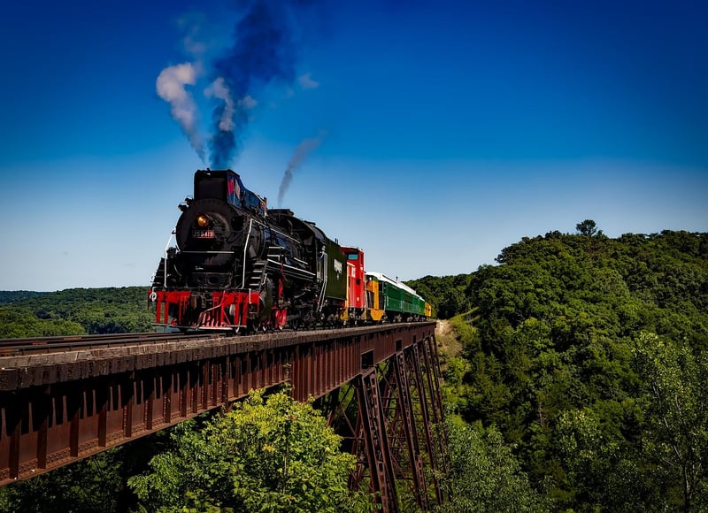 Steam Locomotive during Industrial Revolution